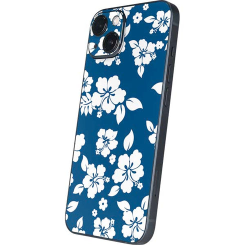 Blue and White iPhone 14 Plus Skin